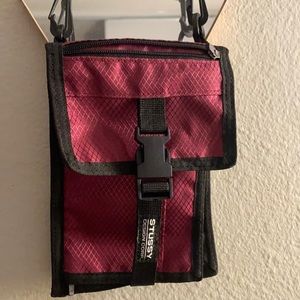 Stussy over the shoulder card holder